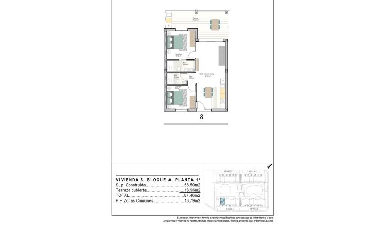 Obra nueva - Apartamento / piso - Torre Pacheco - San Cayetano