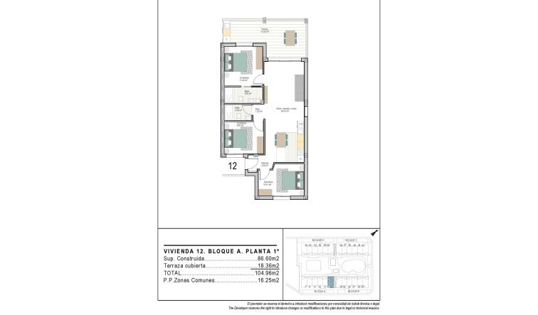 Obra nueva - Apartamento / piso - Torre Pacheco - San Cayetano