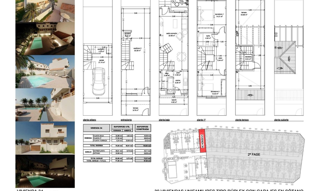Obra nueva - Adosado - La Union - centro