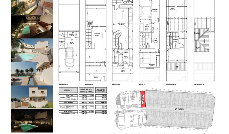 Obra nueva - Adosado - La Union - centro