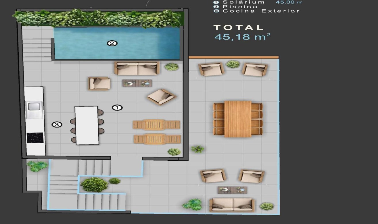 Nouvelle construction - Attique - Torrevieja - Centro