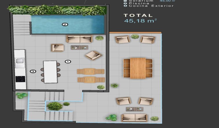 Nouvelle construction - Attique - Torrevieja - Centro