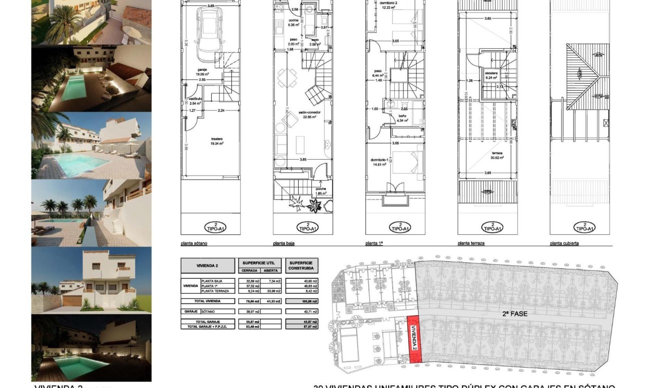 Obra nueva - Adosado - La Union - centro