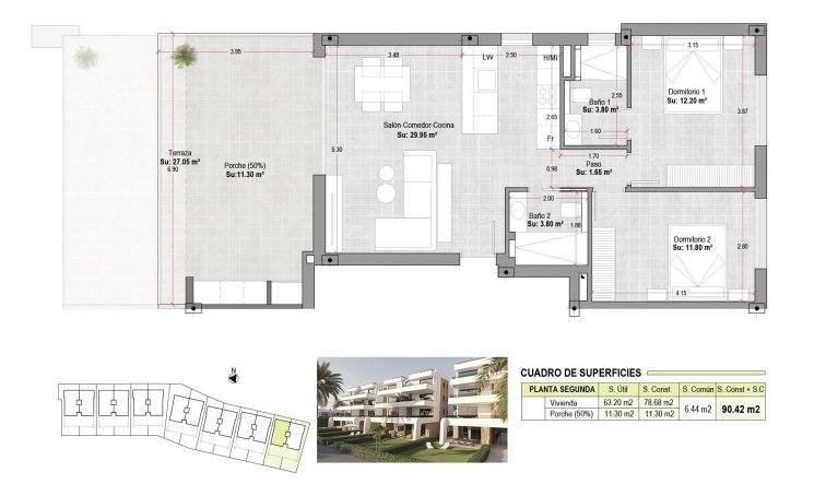 New Build - Apartment / flat - Alhama De Murcia - Condado De Alhama