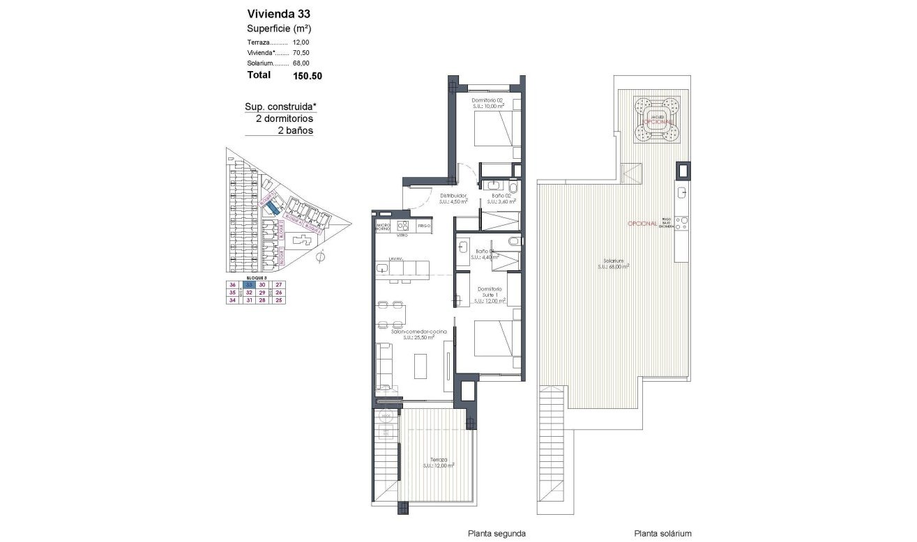Obra nueva - Ático - Los Alcazares - Serena Golf