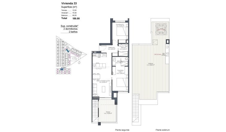 Obra nueva - Ático - Los Alcazares - Serena Golf