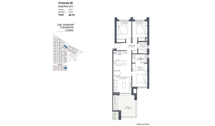 Obra nueva - Apartamento / piso - Los Alcazares - Serena Golf