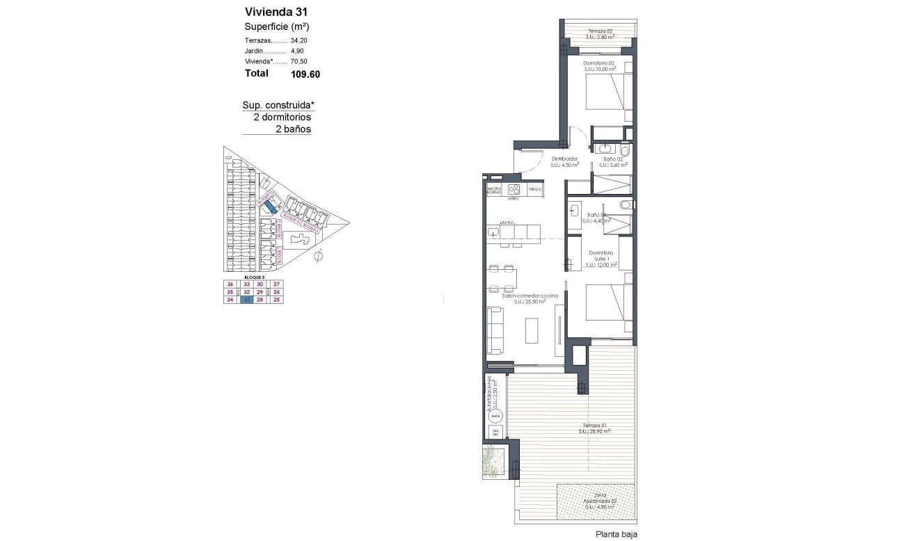 Obra nueva - Apartamento / piso - Los Alcazares - Serena Golf