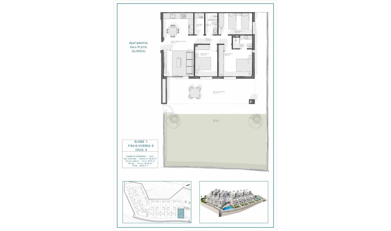 Nouvelle construction - Appartement - Vera - Pueblo Salinas