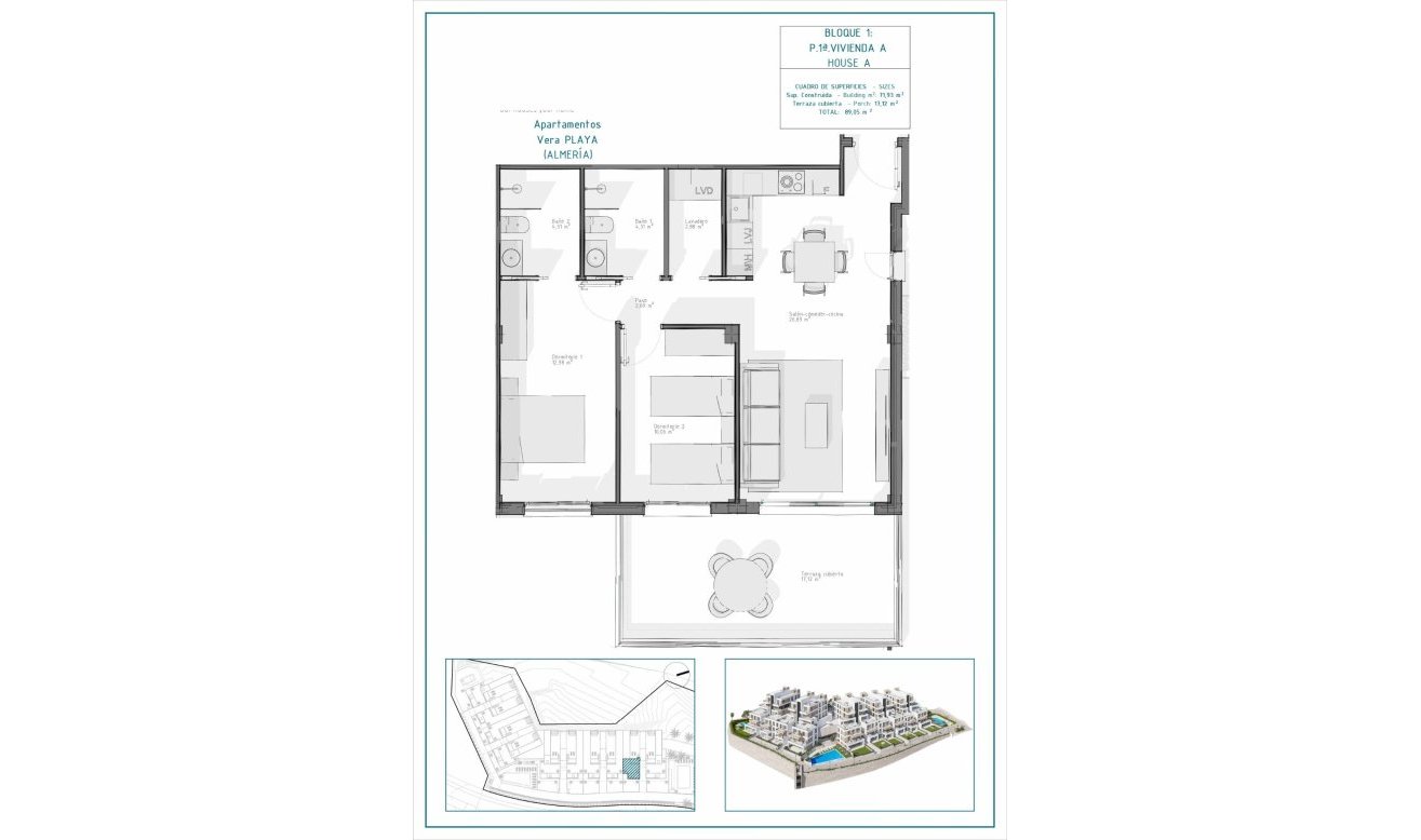 Nouvelle construction - Appartement - Vera - Pueblo Salinas