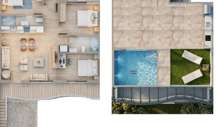 Obra nueva - Bungalow - Pilar de la Horadada - parques de Andromeda