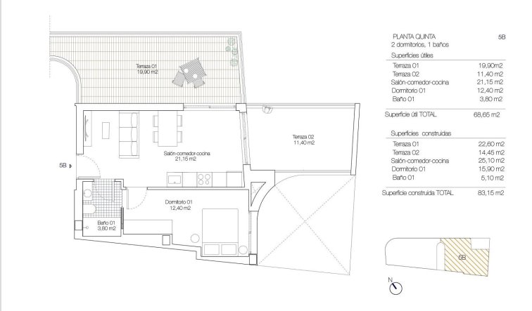 Nouvelle construction - Attique - Torrevieja - Playa de los Locos