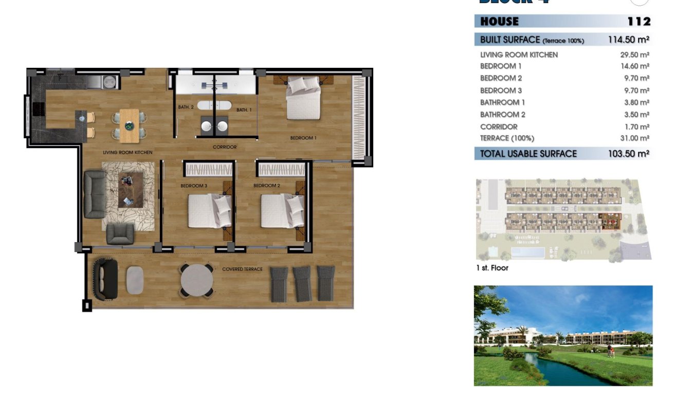 New Build - Apartment / flat - Los Alcazares - La Serena Golf