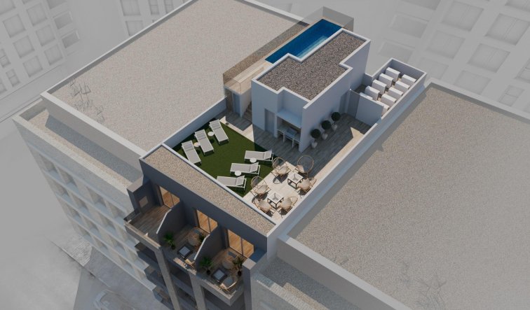 Nouvelle construction - Attique - Torrevieja - Playa de los Locos