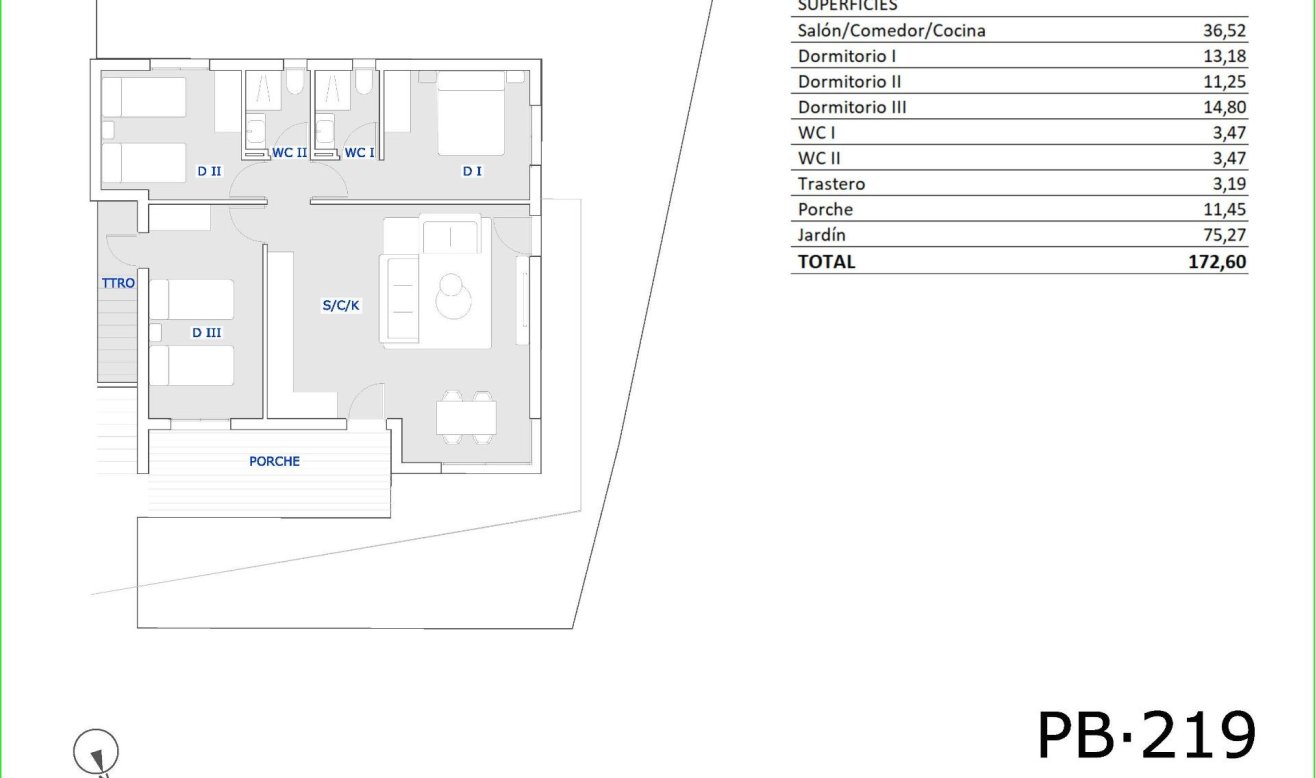 Obra nueva - Bungalow - San Miguel de Salinas - Pueblo