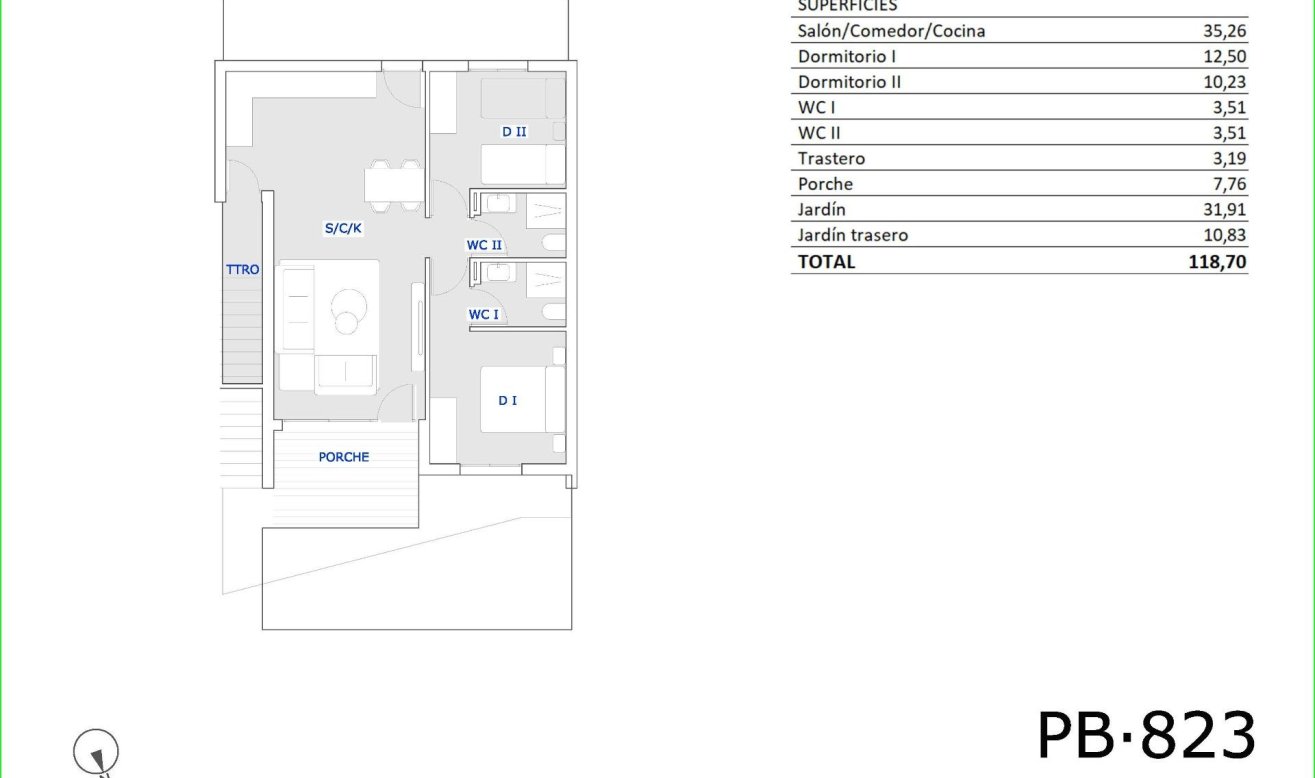 Obra nueva - Bungalow - San Miguel de Salinas - Pueblo