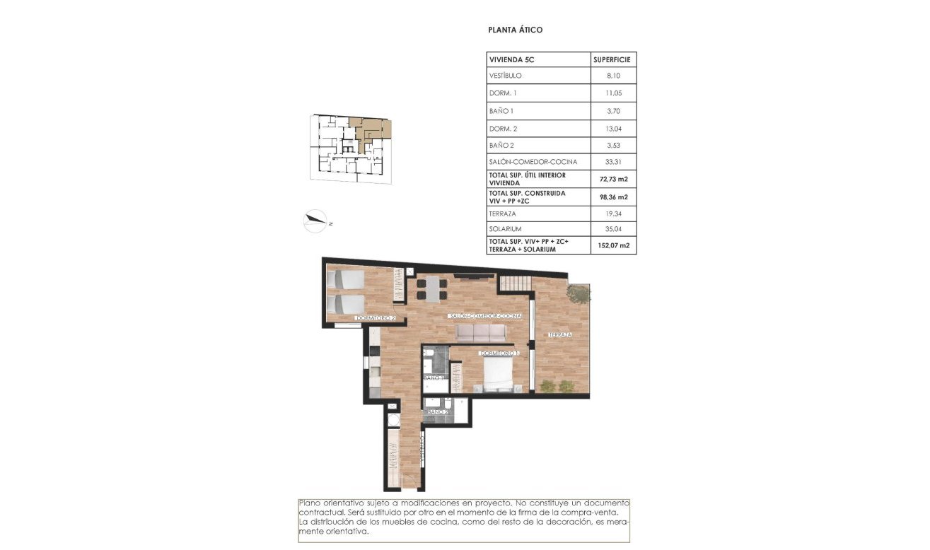 Nouvelle construction - Attique - Torrevieja - Parque de Las Naciones
