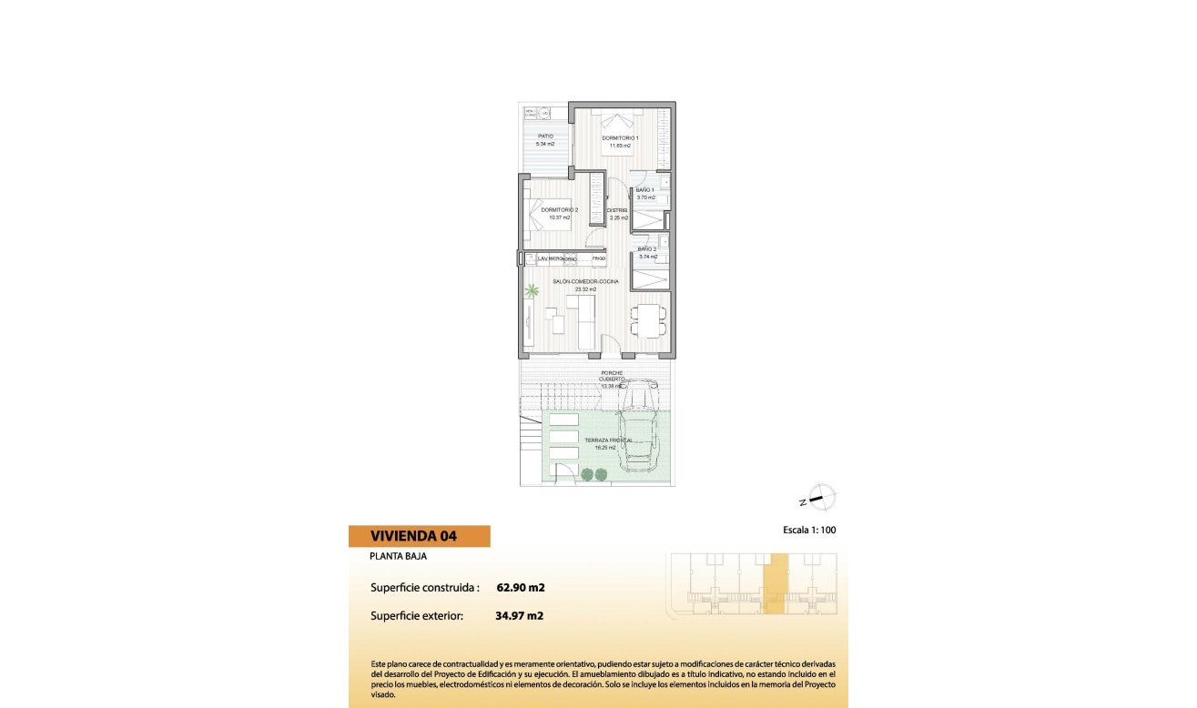 Obra nueva - Bungalow - San Pedro del Pinatar - El Salero