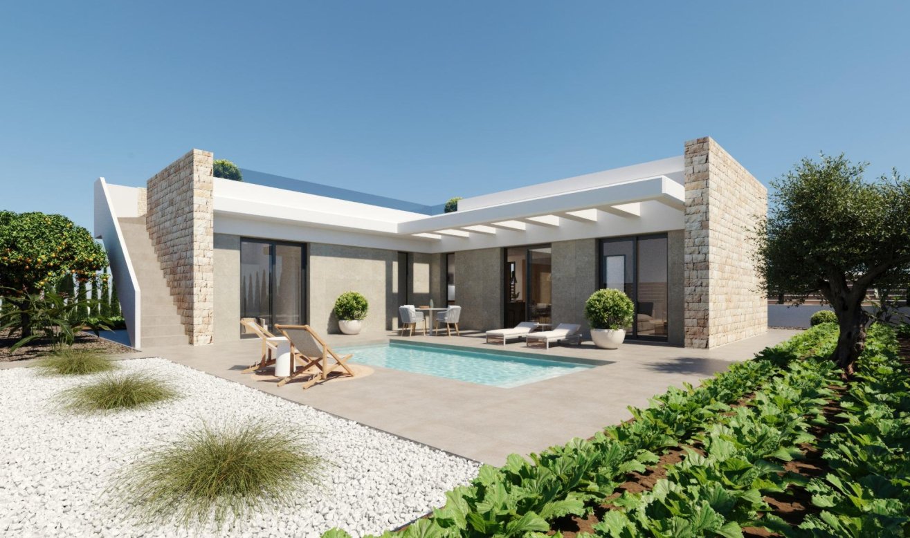 Obra nueva - Villa - Fuente Álamo - Hacienda del Alamo