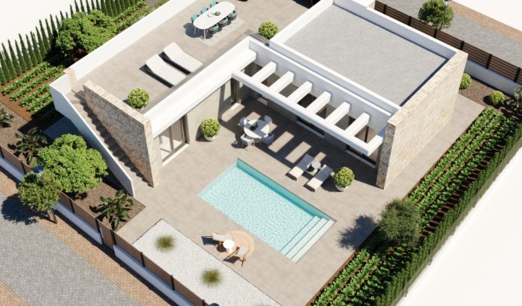 Obra nueva - Villa - Fuente Álamo - Hacienda del Alamo