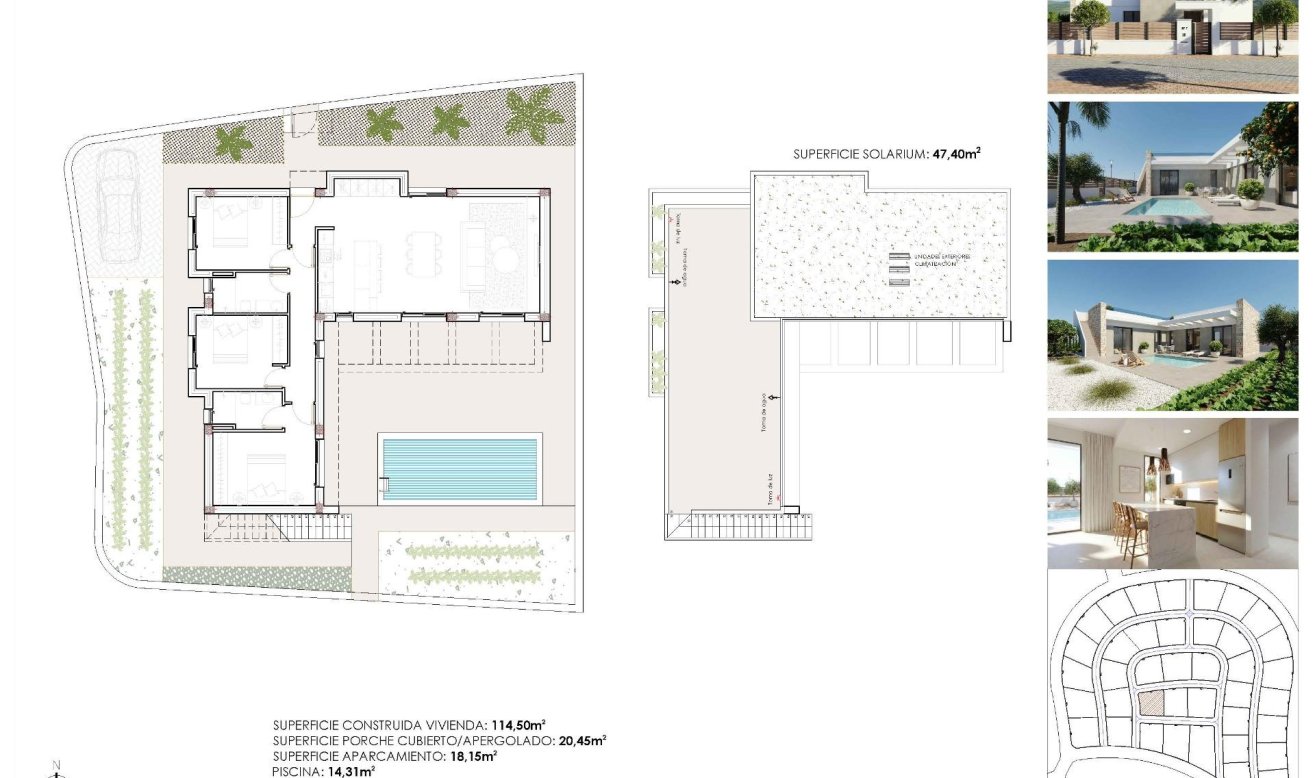 Obra nueva - Villa - Fuente Álamo - Hacienda del Alamo