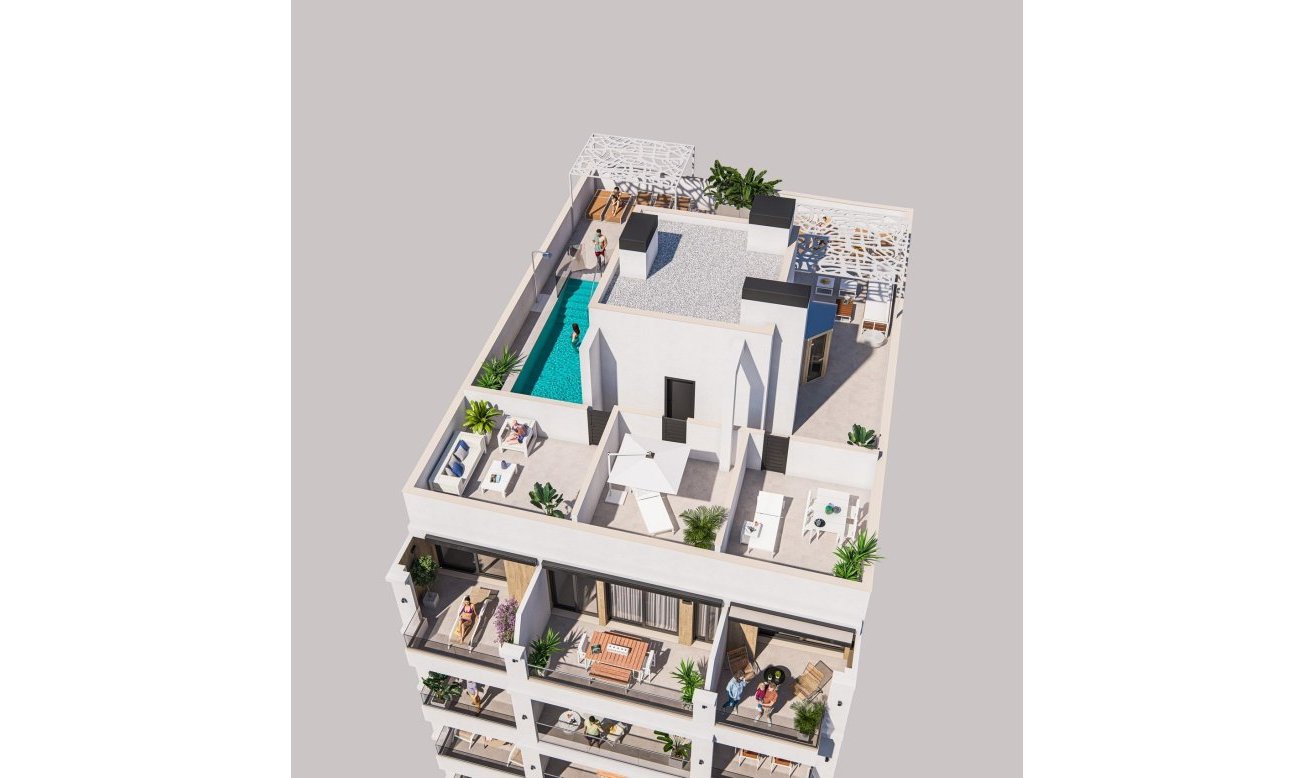 Obra nueva - Apartamento / piso - Torrevieja - Playa de El Cura