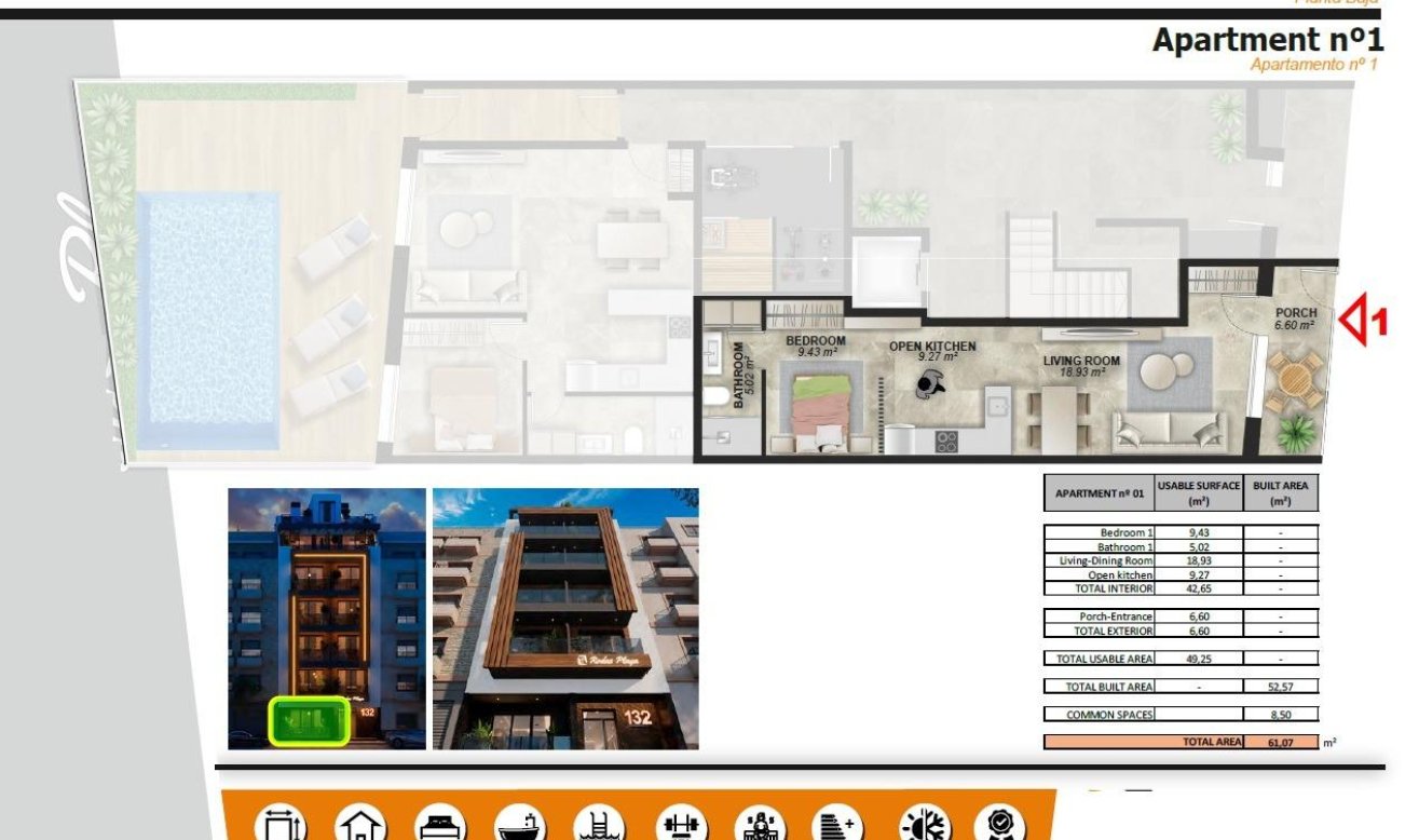 Obra nueva - Apartamento / piso - Torrevieja - Playa de El Cura