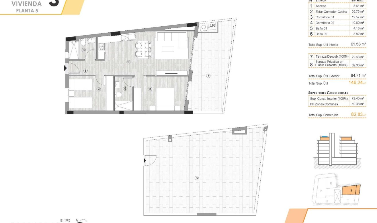 Obra nueva - Ático - Torrevieja - Centro