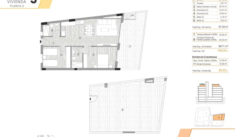 Obra nueva - Ático - Torrevieja - Centro