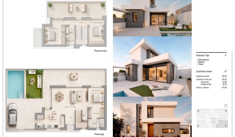 Obra nueva - Villa - Pilar de la Horadada - pueblo