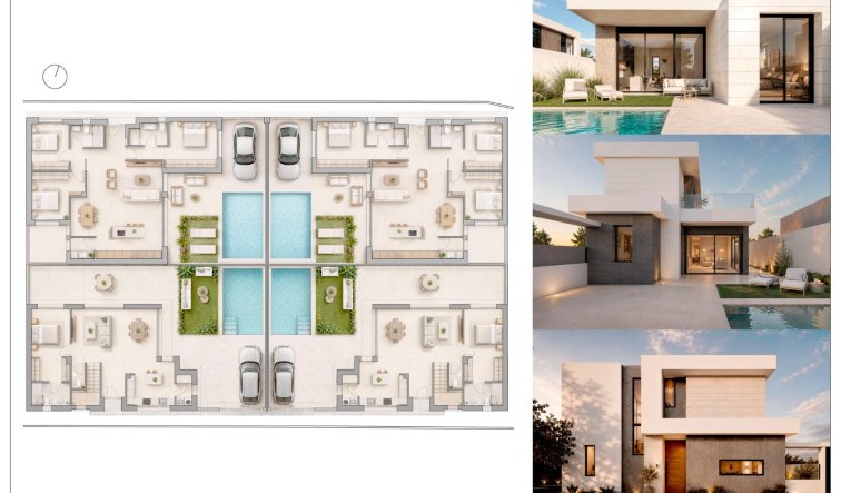 Obra nueva - Villa - Pilar de la Horadada - pueblo