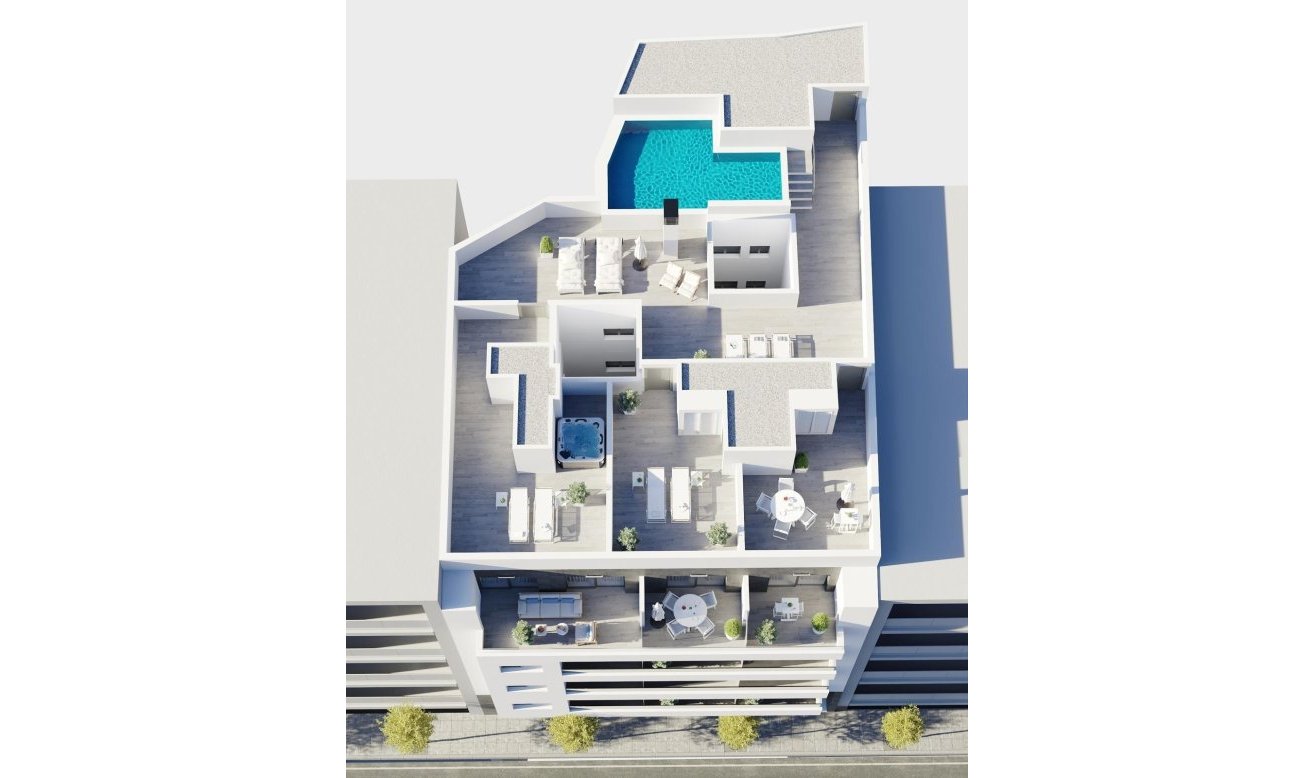 Obra nueva - Apartamento / piso - Torrevieja - Centro