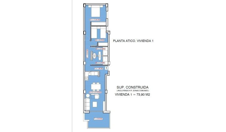 Obra nueva - Ático - Torrevieja - Playa El Acequión