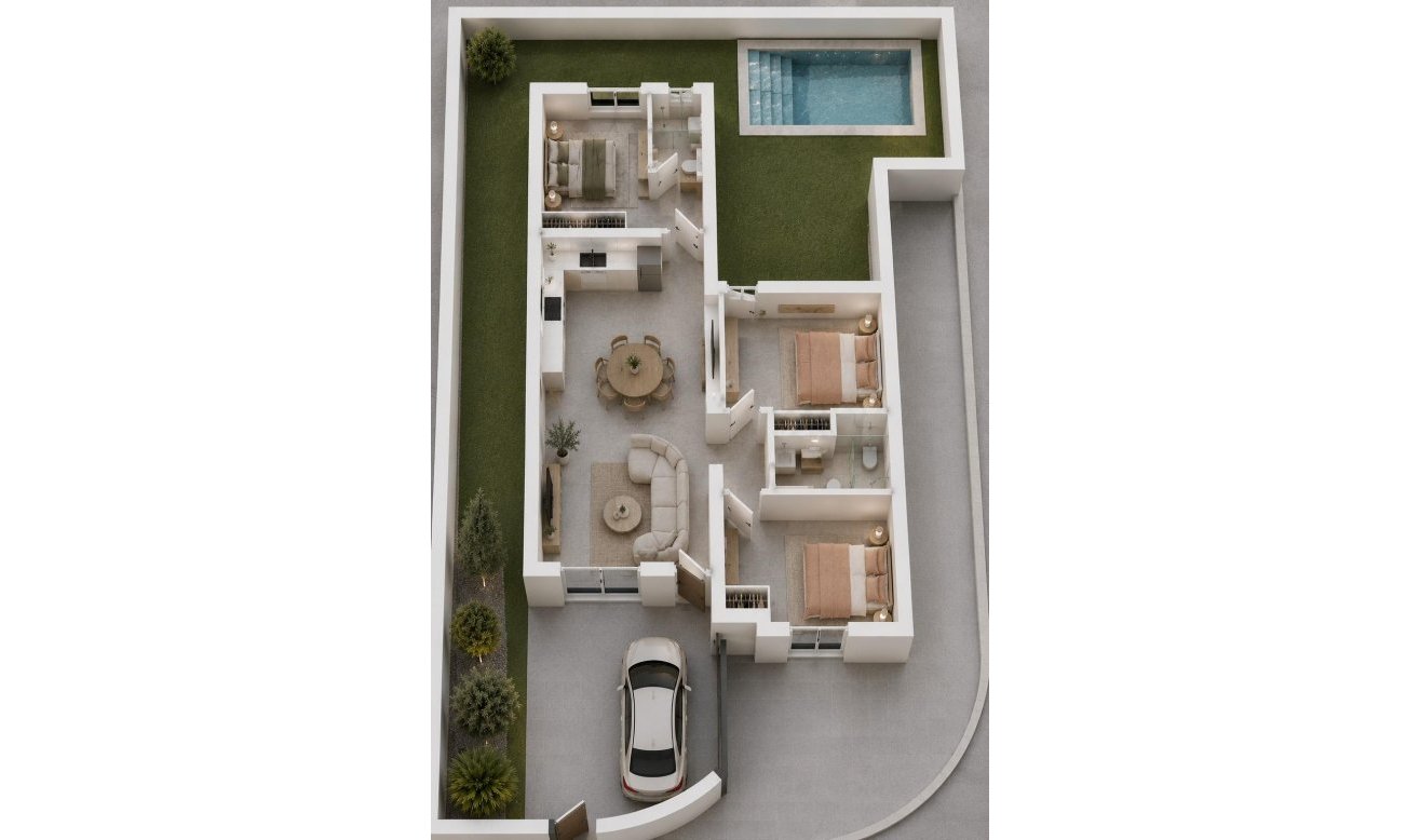 Obra nueva - Villa - Mazarron - Country Club