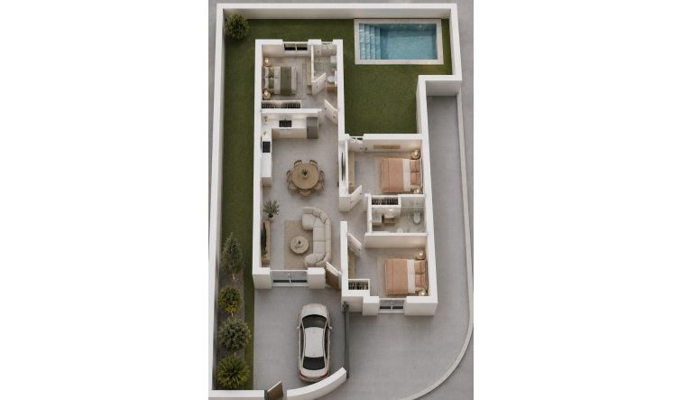 Obra nueva - Villa - Mazarron - Country Club