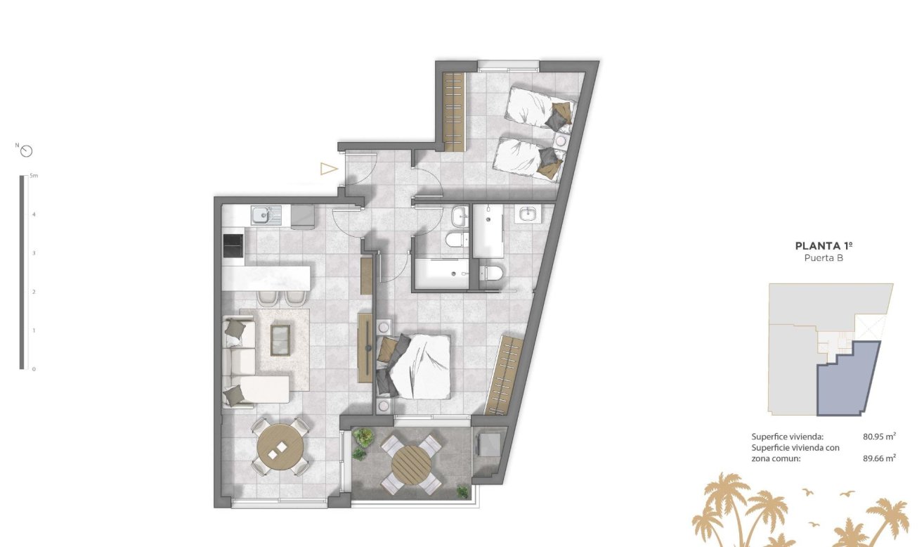 Obra nueva - Apartamento / piso - Guardamar del Segura - Pueblo