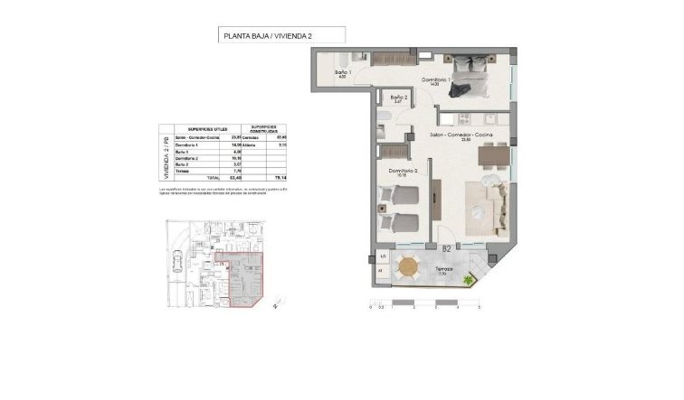Obra nueva - Apartamento / piso - Santa Pola - Centro
