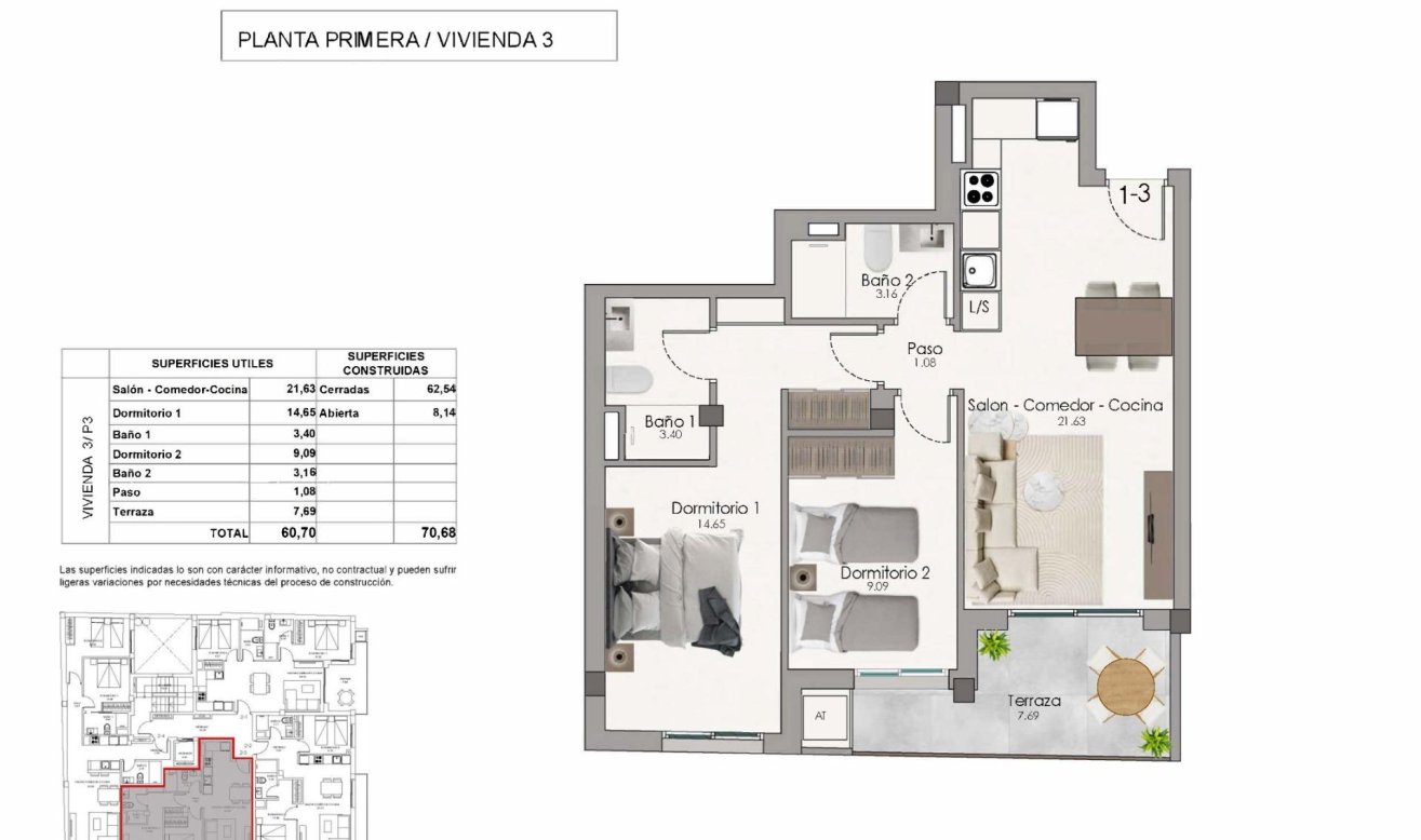 Obra nueva - Apartamento / piso - Santa Pola - Centro