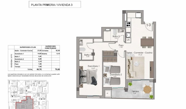Obra nueva - Apartamento / piso - Santa Pola - Centro
