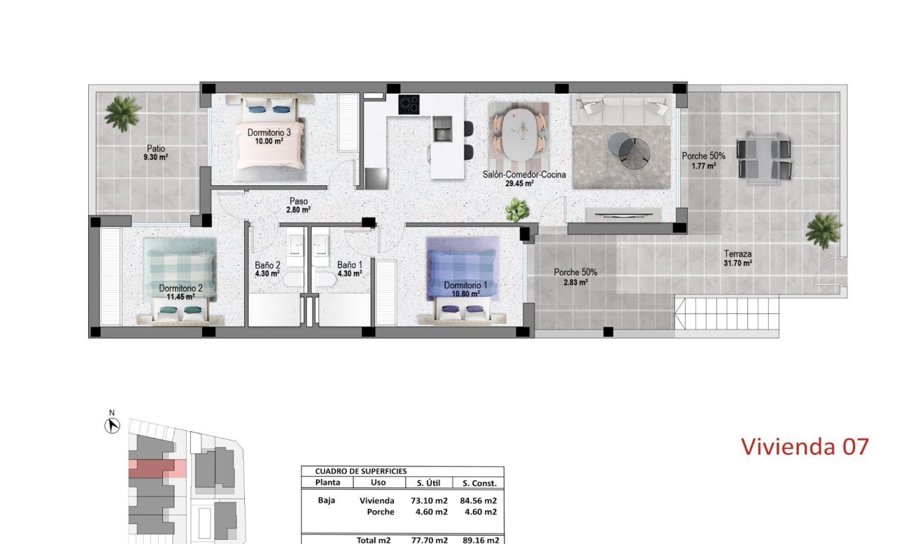 Obra nueva - Bungalow - Pilar de la Horadada - pueblo