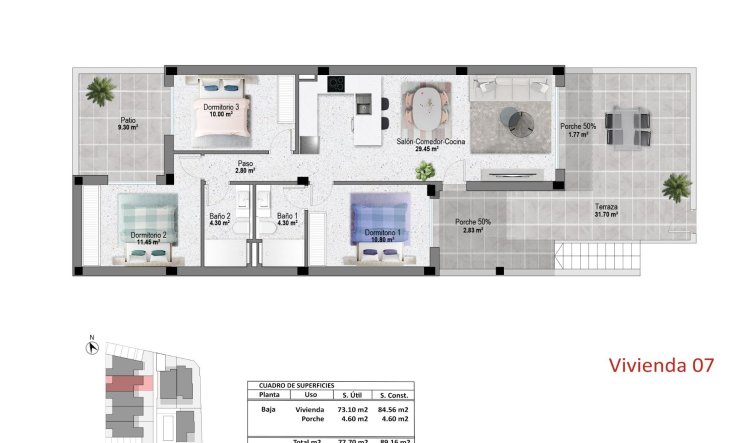 Obra nueva - Bungalow - Pilar de la Horadada - pueblo