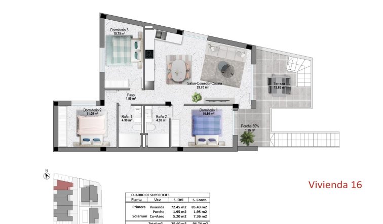 Obra nueva - Bungalow - Pilar de la Horadada - pueblo