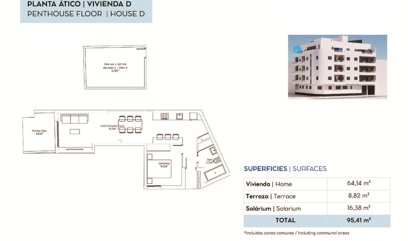Obra nueva - Ático - Torrevieja - pueblo