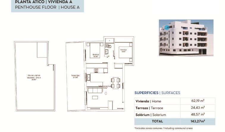 Obra nueva - Ático - Torrevieja - pueblo