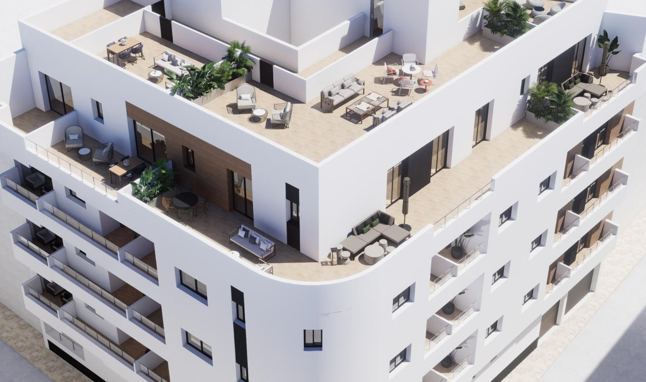 Obra nueva - Apartamento / piso - Torrevieja - pueblo