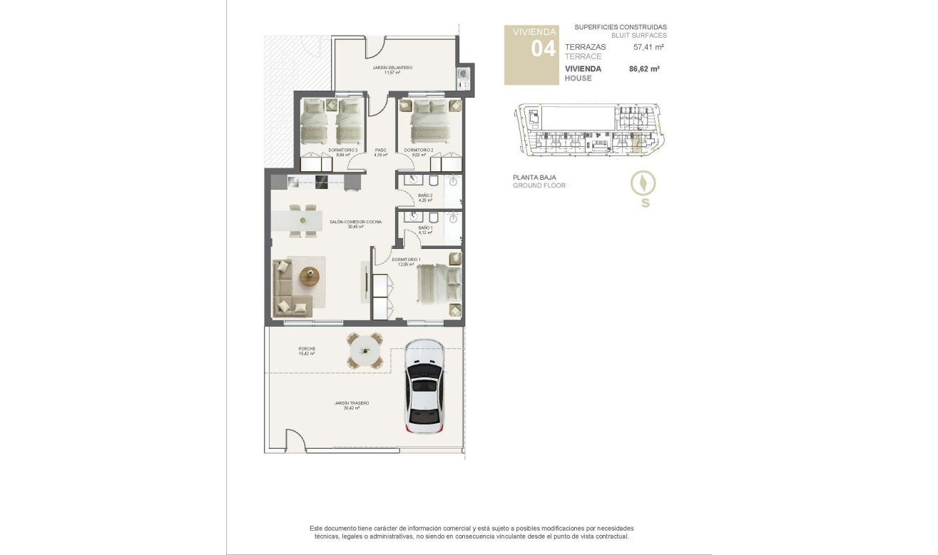 Obra nueva - Bungalow - Pilar de la Horadada - Torre De La Horadada