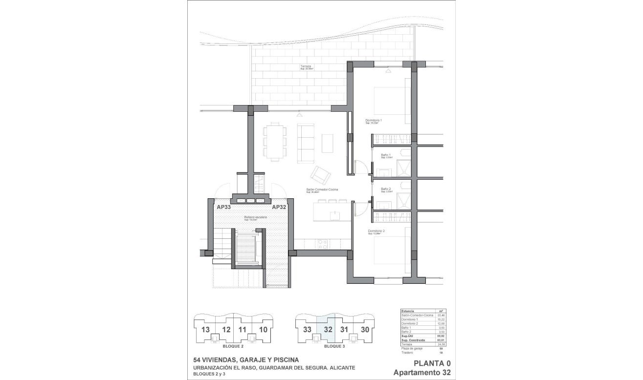 Obra nueva - Apartamento / piso - Guardamar del Segura - El Raso