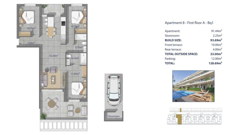 Obra nueva - Apartamento / piso - Los Alcazares - Los Narejos