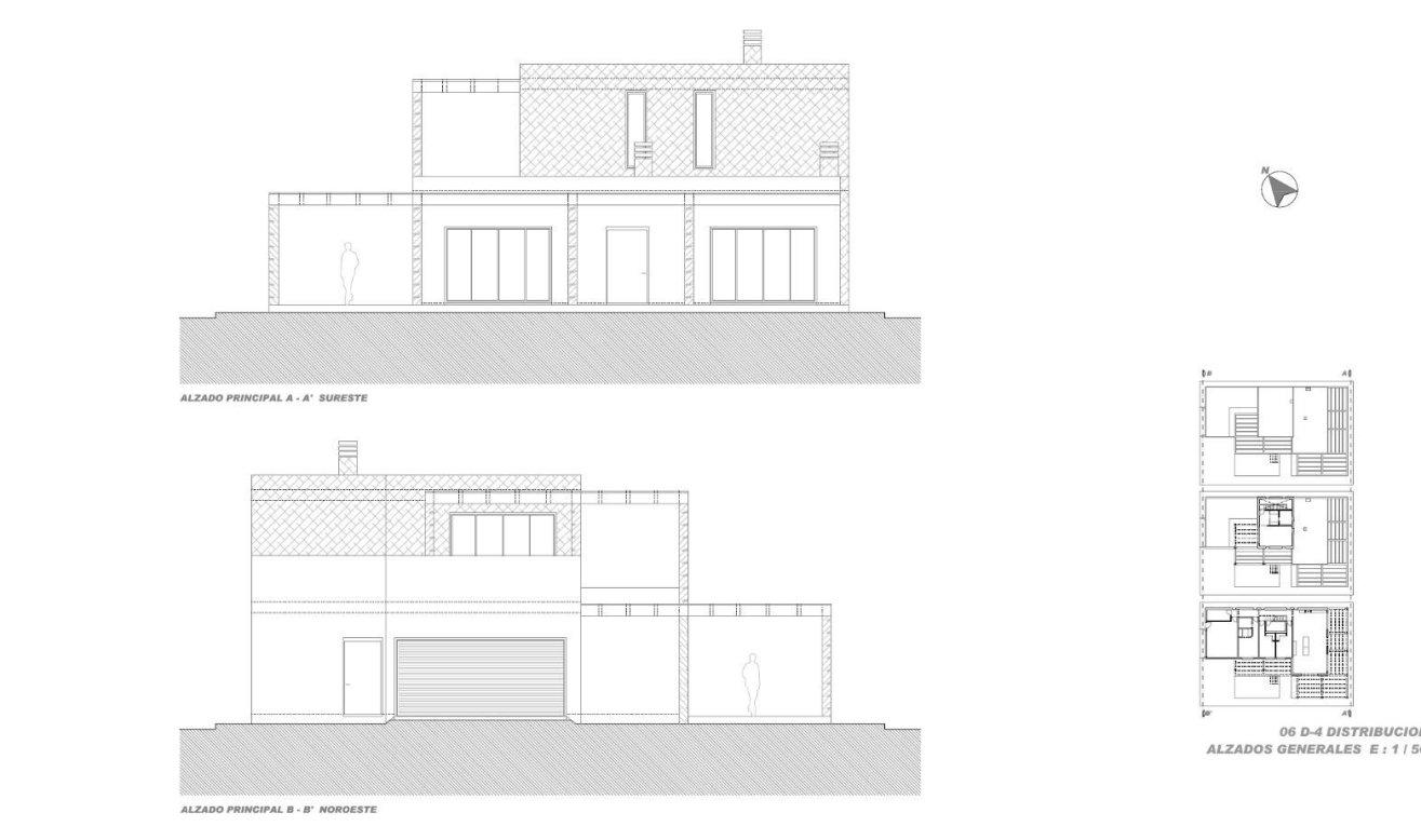 Obra nueva - Villa - Pinoso - Casas Pastor