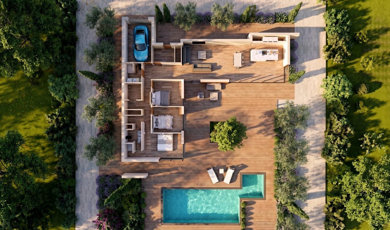 Obra nueva - Villa - Pinoso - Casas Pastor